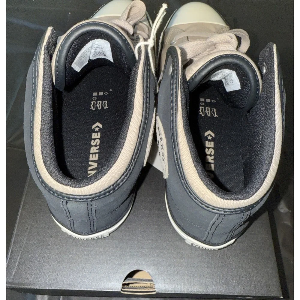 Converse Chuck Taylor All Star High Street Mid Shoe Tan/Black/White Unisex‎ - Picture 4 of 9
